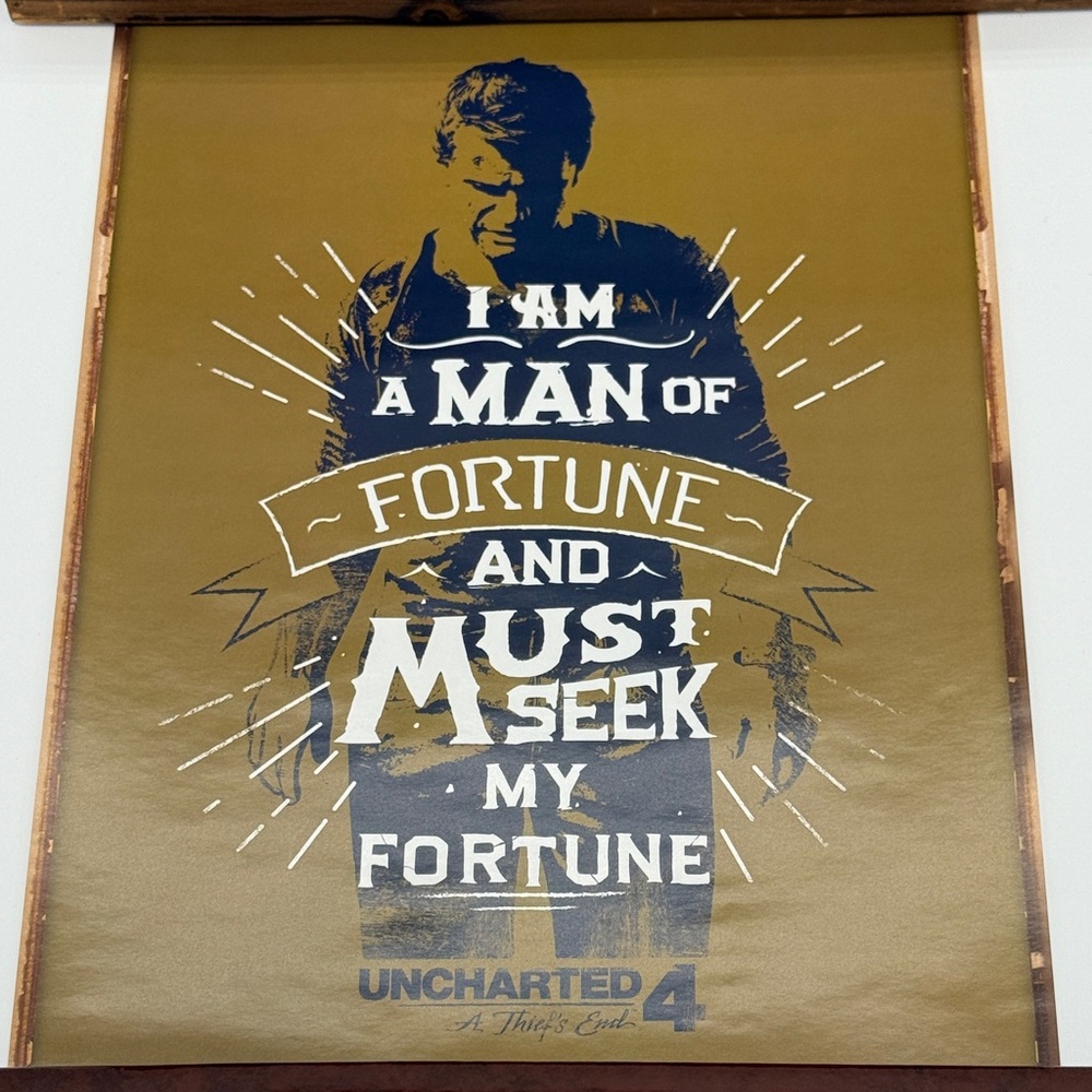 Uncharted 4: A Thief’s End Wall Poster 9” x 13”
